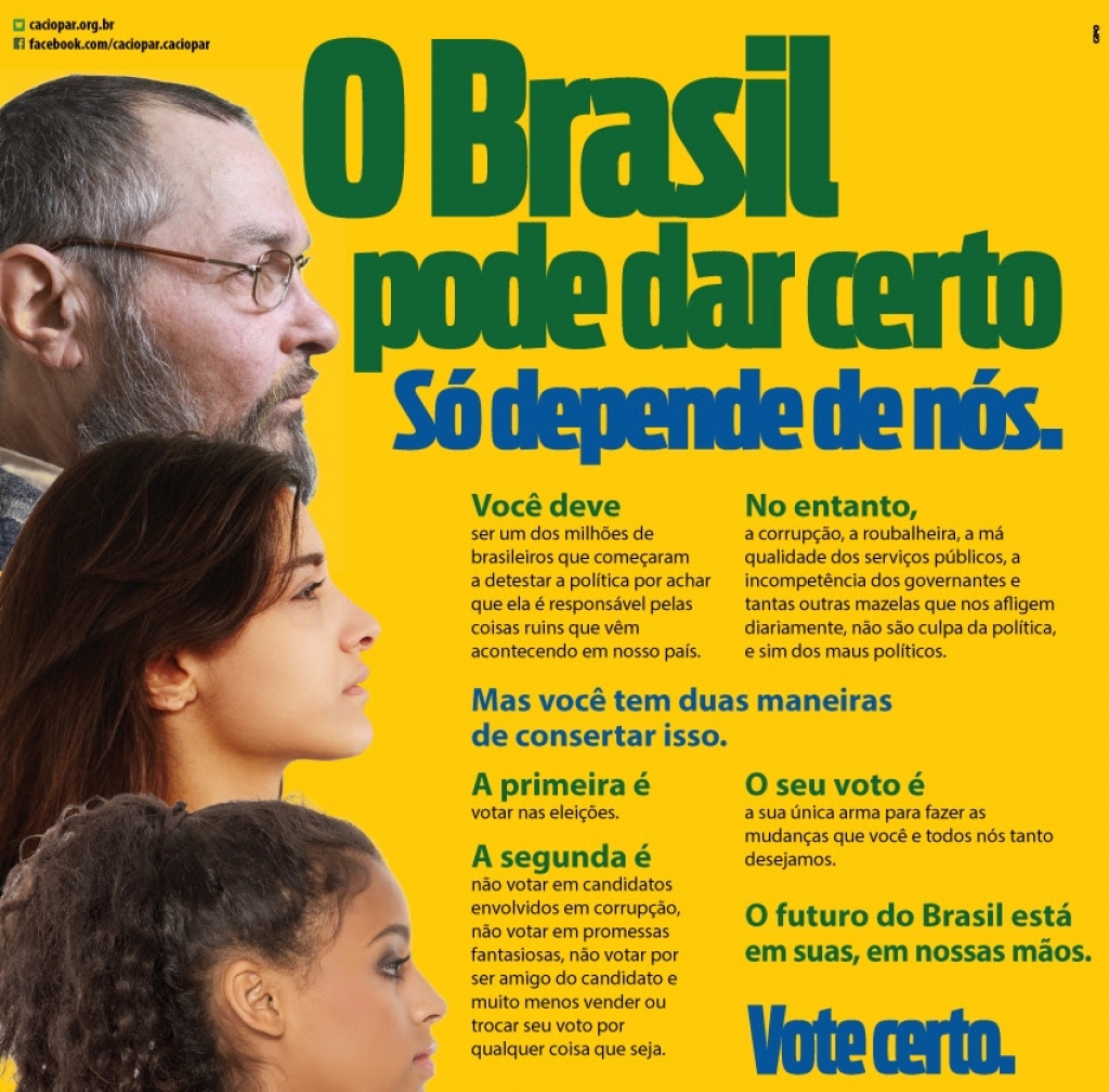 COMEÇOU A CAMPANHA VOTE CERTO